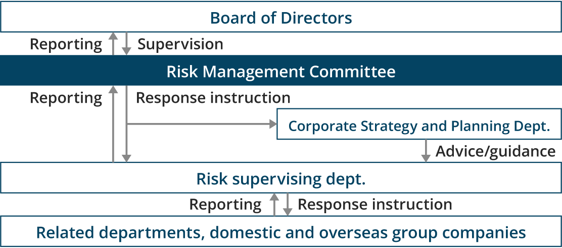 Risk Management Committee organization chart